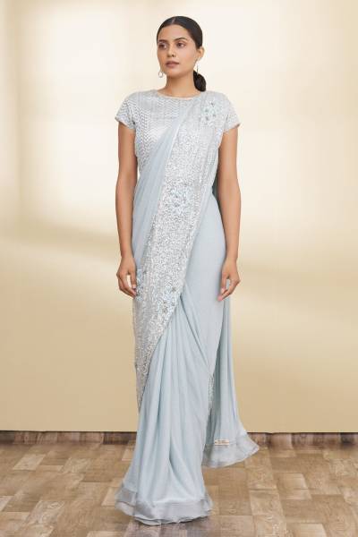 Mohmathan Carmella 5800 Series By Mahotsav Designer Partywear Saree Collection